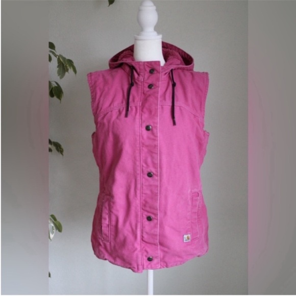 Carhartt Jackets & Blazers - Carhartt Berkeley Sherpa Pink Vest Women's Small